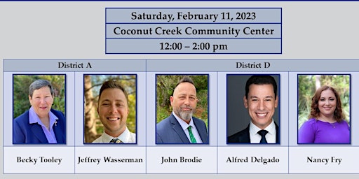 Coconut Creek Commission Candidates Forum