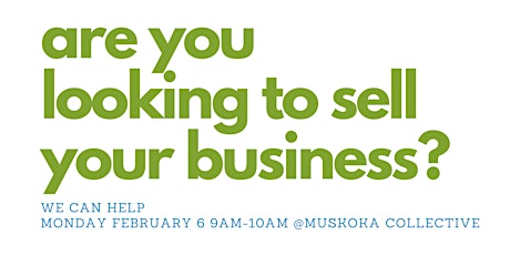 Selling your business? We're here to help!