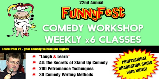 Hauptbild für Stand Up Comedy WORKSHOP - 6 classes WEDNESDAY - Start MAY 1 -Calgary / YYC