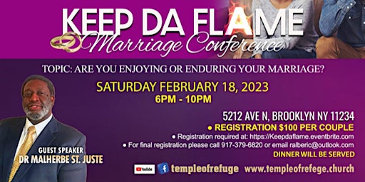 Keep Da Flame Marriage Conference