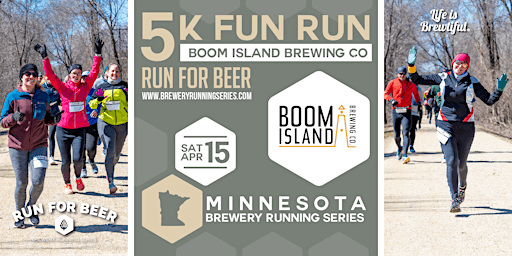5k Beer Run x Boom Island Brewing Co | 2023 MN Brewery Running Series