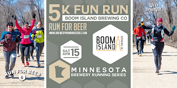 5k Beer Run x Boom Island Brewing Co | 2023 MN Brewery Running Series