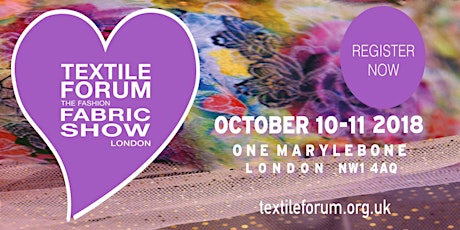 Textile Forum: 10-11 October 2018 primary image