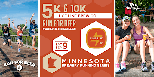 5k & 10k Beer Run x Luce Line Brew Co | 2023 MN Brewery Running Series primary image
