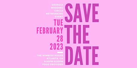 Imagen principal de Georgia Wedding Circle - February Networking Event 2023