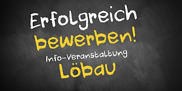 Bewerbungscoaching Infoveranstaltung AVGS Löbau