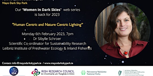 Women in Dark Skies - Dr Sibylle Schroer  - 6th Feb 7pm