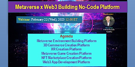 Metaverse x Web3 Building No-Code Platform Webinar