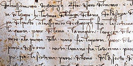 The CRRS Early Modern Italian Paleography workshop primary image