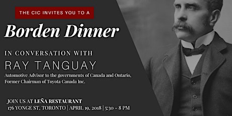Borden Dinner Series: In Conversation with Ray Tanguay primary image