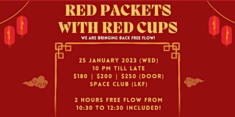 RED PACKETS WITH RED CUPS primary image