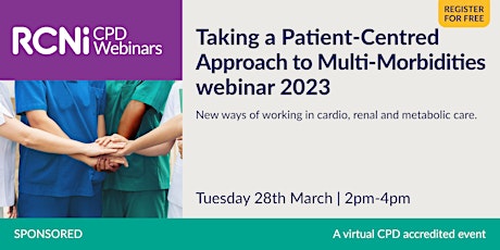 Taking a patient-centred approach to multi-morbidities webinar 2023