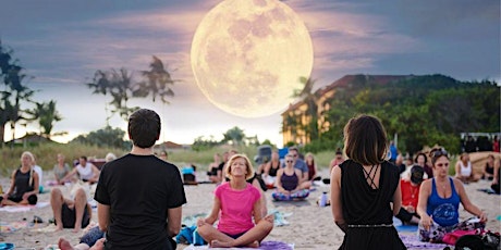 Full Moon Beach Yoga Delray Beach February Edition