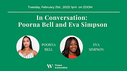 21 Feb: In conversation with Poorna Bell & Eva Simpson primary image