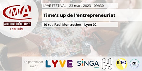 LYVE FESTIVAL - Time's up de l'entrepreneuriat