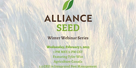 Winter Webinar Series- Wheat Midge Forecast, Tyler Wist primary image