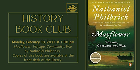 History Book Club: "Mayflower: Voyage, Community, War"