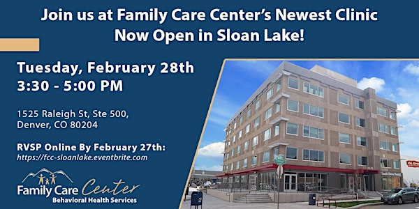 Family Care Center's New Clinic Opening in Sloan Lake