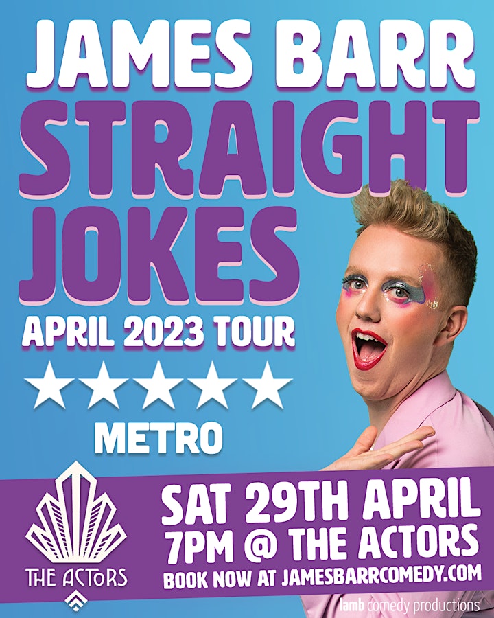 James Barr: Straight Jokes (UK Tour) image