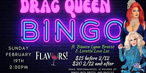 Drag Bingo Event!