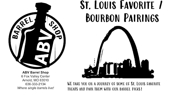 ABV Barrel Shop Bourbon Bourbon and St. Louis Favorites Pairing