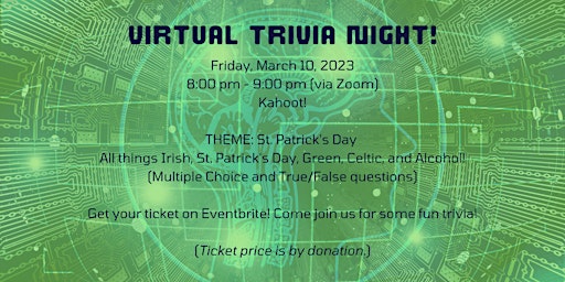 Virtual Trivia Night - St. Patrick's Day!