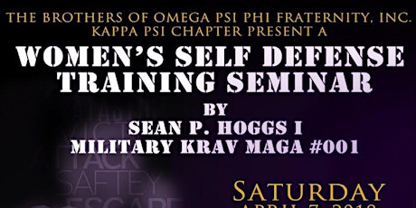 Kappa Psi Fourth Annual Women's Self Defense Training Seminar primary image