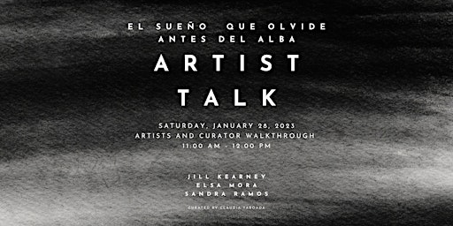 Artist Talk with Jill Kearney, Elsa Mora and Sandra Ramos