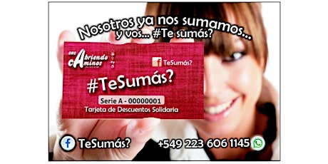 Imagen principal de Tenés tu Tarjeta de Descuentos #TeSumás?