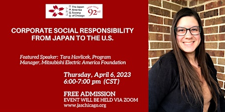Corporate Social Responsibility from Japan to the U.S.