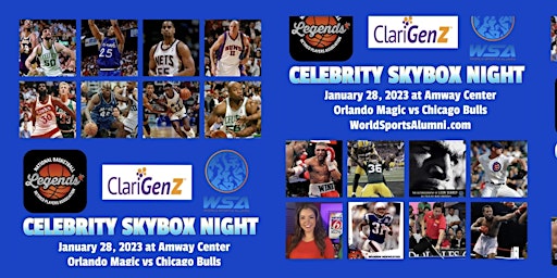 Celebrity & NBA Alumni Skybox Night at Magic vs Bulls