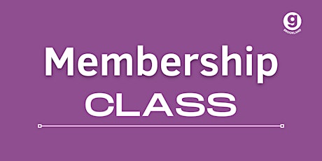 Imagem principal do evento Membership Class