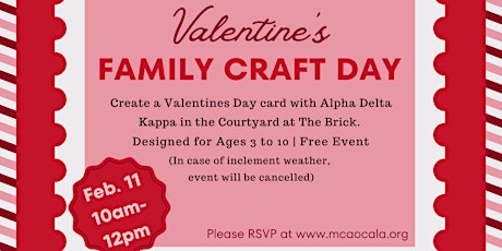 Valentine's Family Craft Day - EVENT RESCHEDULED