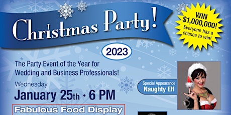 Imagen principal de Christmas Party for Wedding, Event, Small Business Professionals January 25