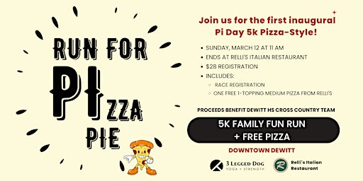 Run for PIzza: Pi Day 5k