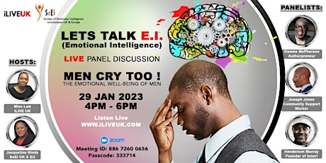 Men Cry Too! The Emotional Well-Being of Men primary image