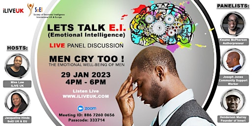Men Cry Too! The Emotional Well-Being of Men