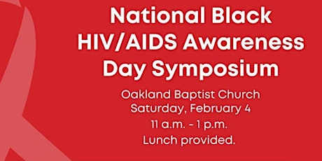 National Black HIV/AIDS Awareness Day Symposium