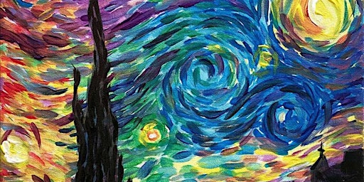 Creative Starry Nights - Paint and Sip by Classpop!™ primary image