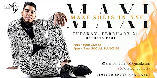 Bachata PARTY with Maxi Solis & DanceNYC
