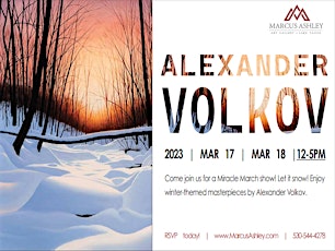Meet the artist - Alexander Volkov - March 17th-18th