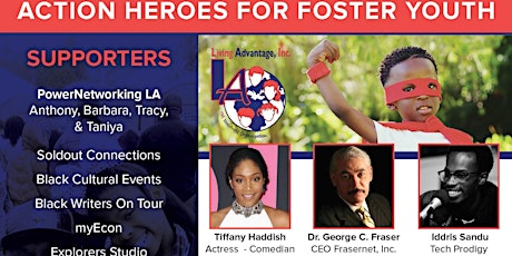 Tiffany Haddish & Dr. George C. Fraser Are Being Honored As Action Heroes by Living Advantage! primary image
