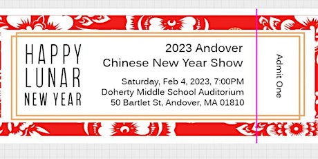 Andover Chinese New Year Show 2023