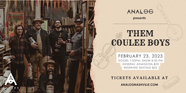 Them Coulee Boys live at Analog