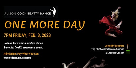 One More Day: Modern Dance & Mental Health Awareness