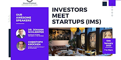 Hauptbild für Investors Meet Startups V2 (IMS)