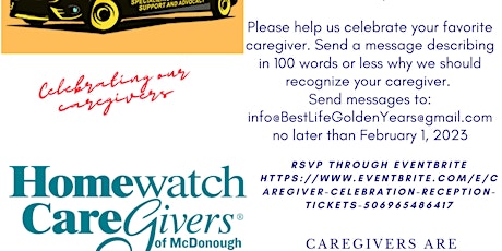 Caregiver Celebration Reception