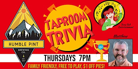 Humble Pint Leander Presents Texas Red's Thursday Night Taproom Trivia @7pm