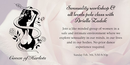 Coven of Harlots | Sensuality workshop & all levels pole class
