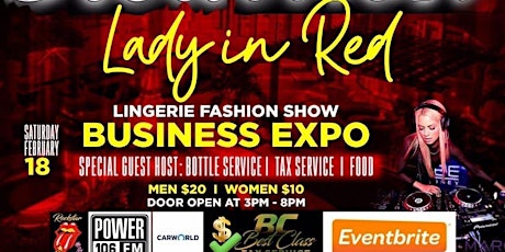 Lady In Red Lingerie Fashion and Business Expo